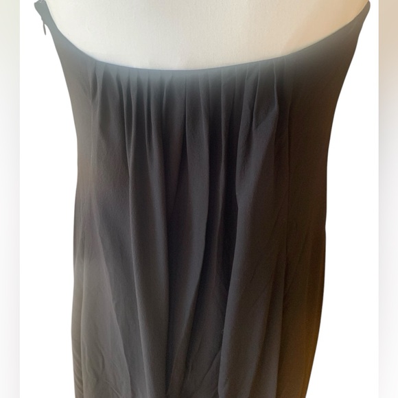 NWT Diane Von Furstenberg Silk Chiffon Formal Gown Dress Black Tie Wedding - Picture 11 of 12